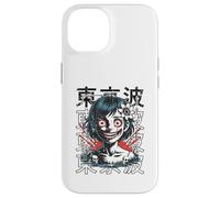 Horror Anime Goth Girl Oni Mask Creepy Japanese Horror Manga Case for iPhone 14