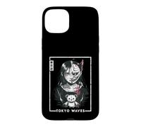 Horror Anime Goth Girl Oni Mask Creepy Japanese Horror Manga Case for iPhone 15 Plus