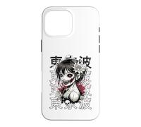 Horror Anime Goth Girl Oni Mask Creepy Japanese Horror Manga Case for iPhone 16 Pro Max