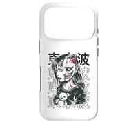 Horror Anime Goth Girl Oni Mask Creepy Japanese Horror Manga Case for iPhone 17 Pro