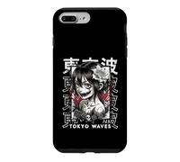Horror Anime Goth Girl Oni Mask Creepy Japanese Horror Manga Case for iPhone 7 Plus/8 Plus