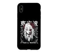 Horror Anime Goth Girl Oni Mask Creepy Japanese Horror Manga Case for iPhone XS Max