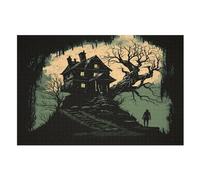 Horror Art 1000 Piece Wooden Jigsaw Puzzles for Adults & Kids - Puzzle for Teens （75×50cm）