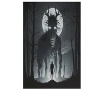Horror Art 1000 Pieces of Puzzles for Adults And Children - Wooden Puzzles, Stress Relief Games And Unique Gifts 78×53cm