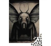 Horror Art 1000 Pieces Puzzles Wooden Puzzle for Teenager Funny Jigsaw Puzzles 1000pcs (75x50cm)