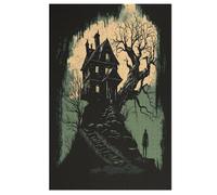 Horror Art Wooden Puzzles Jigsaw Puzzle 1000 Pieces for Adults Creative Difficult Challenging Game 78×53cm