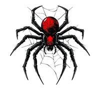 Horror Car Sticker, Waterproof Car Sticker, Vista Spider Gothic Car Decal, Scary Animal Car Decal, Fashionable Car Sticker for Drivers and Driving Lovers