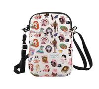 Horror Cartoon Inspired Makeup Bag Animation Gift Halloween Party Gift for Cartoon Fans (Falls CR EU)