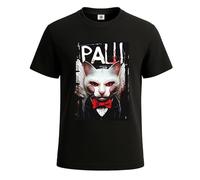 Horror Cats Paw 2 Horror PAW Heavyweight Novelty Scary Mens Tshirt Tee Top(Black, XXL)
