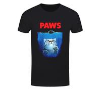 Horror Cats Paws Men's Black T-Shirt