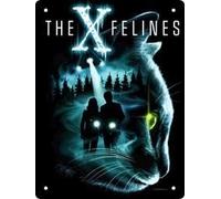Horror Cats The X-Felines Mini Tin Sign