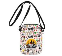 Horror Characters Crossbody Bag Michael & Freddy & Pennywise Gifts Serial Killer Shoulder Bag (HorrorGreen UK)