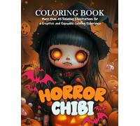 Horror Chibi Coloring Book: A Spooky-Charming Coloring Collection with 48 Chibi Girls