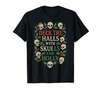 Horror Christmas Design for Goth Skull Lovers T-Shirt