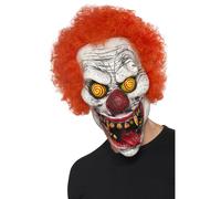 Horror Clown Mask Halloween Scary Clowns Fancy Dress Mask Goary Latex Mask