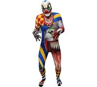 Morphsuits Official Adults Scary Clown Monster Fancy Dress Costume - Large