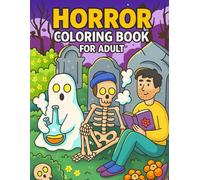 Horror Coloring Book for Adult: Dark Beauty in The Fairyland Horror Coloring Book For Adults
