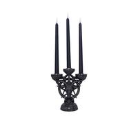 Horror & Dark Creatures Baphomet's Radiance Candelabra with LED Candles | Candles & - Resin