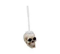 Horror & Dark Creatures Brush with Death Skull Toilet Brush Holder 16.4cm | Toilet - Resin