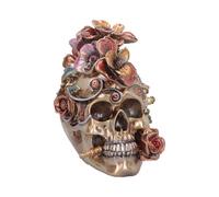 Horror & Dark Creatures Clockwork Bloom Steampunk Skull 16cm | Figurines | Acotis - Resin