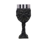 Horror & Dark Creatures Cthulhu's Thirst Goblet Lovecraft Octopus Monster Wine Glass - Stainless Steel / Resin