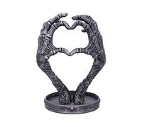 Nemesis Now Gothic Mummified Love Heart Hands Jewellery Dish Holder, Silver, 22c