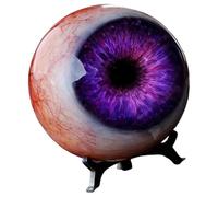 Horror Eyeballs Sculpture Realistic Monsters Eye Decor, Purple | Scary Realistic Eyeballs Ornament Realistic Monsters Eye Decors for Home Party Decors Unique Gift Unisex