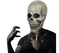 Horror Face Cover Halloween Skull Realistic Latex Ghost Face Scream
