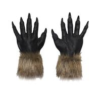Horror Furry Werewolf Paw Gloves Men Women Halloween Cosplay Masquerade Mardi Gras Animal Wolf Grim Reaper Death Evil Devil Demon Gloves Claw Mitts Costume Accessory Dress Up Props Supplies