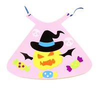 (Horror ghost, One size) Halloween Cape Festival Handmade Cloak Preschooler DIY Materials Art Class Teaching Props Toddler Holiday Decorations