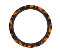 Horror Ghost Skull (4) Universal Steering Wheel Cover - Durable, Non-Slip Chloroprene Rubber Car Steering Cover With Full-Print Design For Cars, Suvs, Trucks & Atvs
