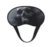 Horror Ghost Skull Print Adults Washable Eye Mask for Sleeping Light Blocking Nap for Night Rest Cover