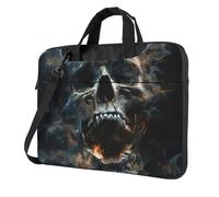 Horror Ghost Skull Print Stylish Laptop Bag Portable Notebook Case Business Office Commute Weekend Trips