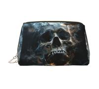 Horror Ghost Skull Printed Handheld Makeup Case, Spacious Toiletry Organizer Designed for Brushes and Toiletries