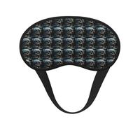 Horror Ghost Skull Sleep Mask 100% Light Blocking Eye Mask for Sleeping, Sleep Mask for Unisex for Travel/Nap