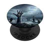 Horror Graveyard Hands Zombie PopSockets PopGrip: Swappable Grip for Phones & Tablets