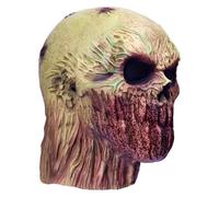 Horror Halloween - Latex Zombie Head Cover - Scary Party Role-Playing Costume Prop - Creepy Full Headgear For Adults - Spooky Decoration For Dance Parties Haunted House And Themed Events