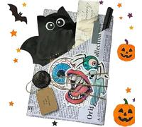 Horror Halloween Witch Blind Date with A Book Mystery Book Gift Set (C)