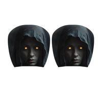 Horror Headrest Covers For Cars, 2PCS Ghost Face Print Head Rest Cover