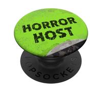 Horror Host VHS Movie Rental Logo - 80s VCR Collector PopSockets Adhesive PopGrip