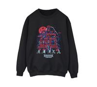 Horror House Sweatshirt Stranger Things Black XXL