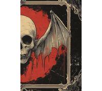 Horror Inspired Clean Double-Sided Cover Sketchbook: Size 6x9", white paper with 110 simple clean pages. All purpose use for your sketches or notes.