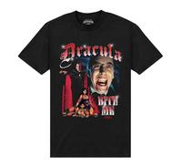 Horror Line Men's Dracula Bites T-Shirt in Black | Size: Large Horror Line Black L