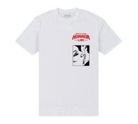Horror Line Men's Dracula Bites T-Shirt in White | Size: Large Horror Line White L
