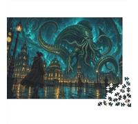 Horror Lovecraftian Cthulhu Mythos 1000 Pieces Jigsaw Puzzle, Puzzle Night