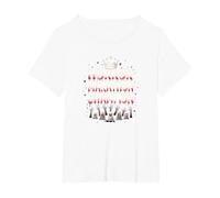 Horror Marathon Champion: Crowned Terror Movie Buff T-Shirt, Women's Plus, White, 3X