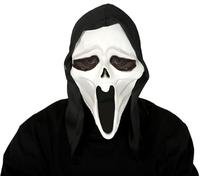 Horror Mask for Adults Made of Latex, Mask for Halloween and Carnival, Accessory for Costumes for Theme Party (Hooded Killer Mask)