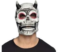 Horror Mask for Adults Made of Latex, Mask for Halloween and Carnival, Accessory for Costumes for Theme Party (Latex Mask Devil Skull)