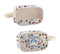 Horror Merch Vampire Merch Parody Bella Cosmetic Bag for Edward Fans Vampire Lovers Forks Gift (Bella Bag)