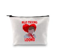 Horror Movie Cosmetic Bag Billy L Movie Fans Gift Scary Movie Lover Makeup Travel Pouch Zipper Bag (Billy ku)